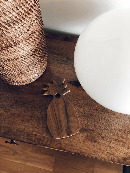 Pineapple Chopping Board — Teak Wood Serving Board